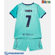 Fotballdrakt Barn Barcelona Fermin Lopez #7 Tredjedraktsett 2026-27 Kortermet (+ Korte bukser)